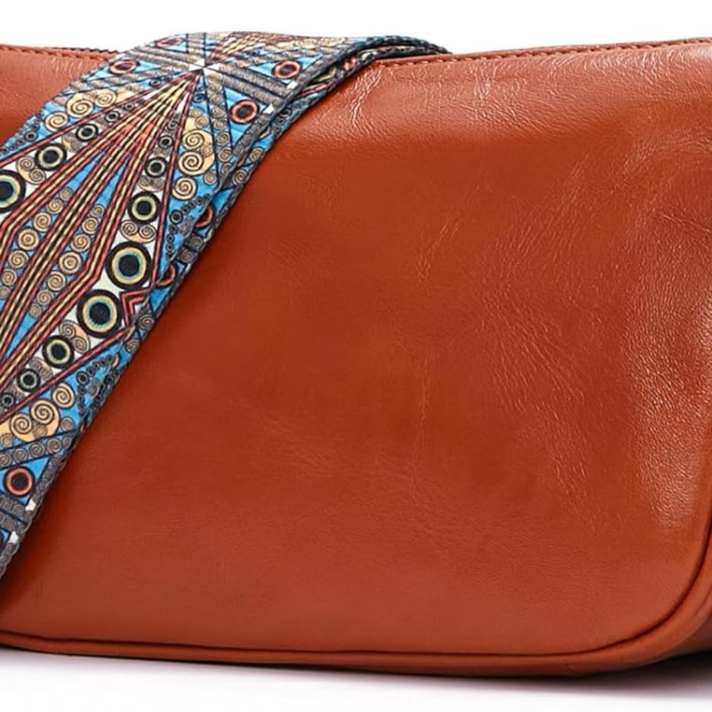 Leather Purse Crossbody Bag For Women: Genuine Leather Purses For Women Trendy -